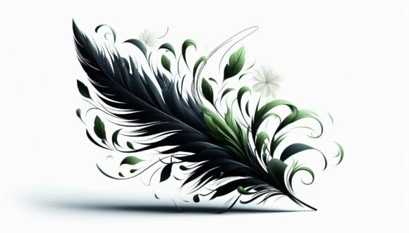 Abstract Feather Motion: A Creative Font for Modern Designers