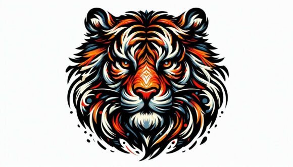 Acrylic Tiger Motion: Dynamic Design for Bold Projects