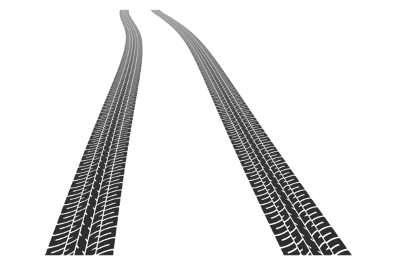 Car Trace. Forward Motion Mark: The Dynamic Typeface for Modern Brands