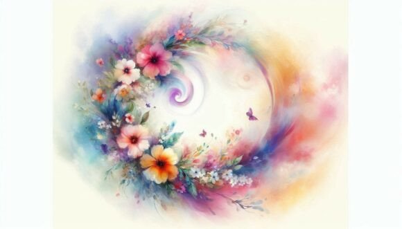 Exploring Abstract Flower Motion: Dynamic Digital Florals