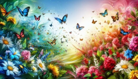Garden in Motion: A Creative Asset for Dynamic Projects