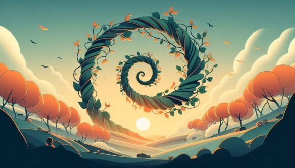 Morning Vines in Spiral Motion – Surreal: A Designer's Take